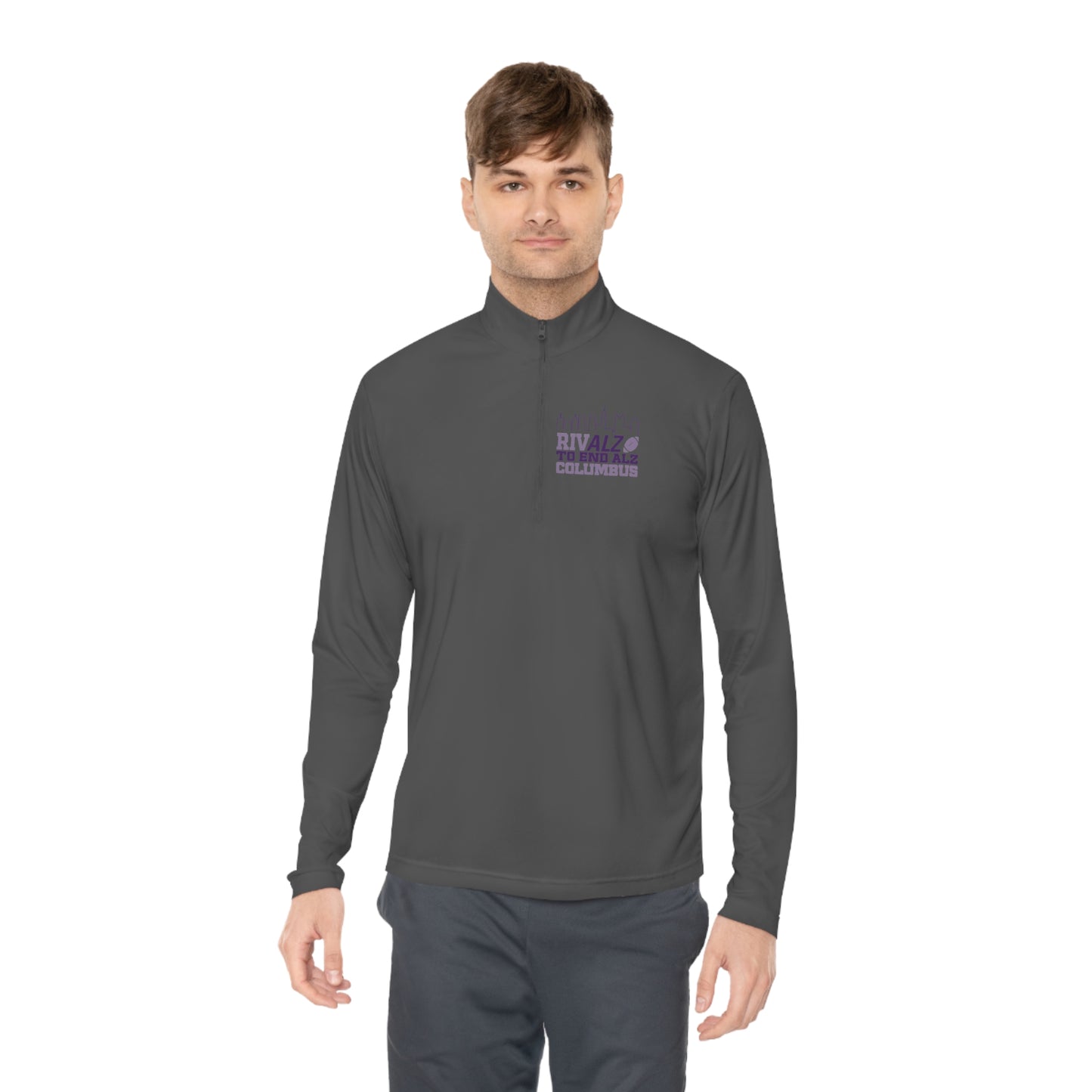 RivALZ Columbus Skyline Quarter-Zip Pullover