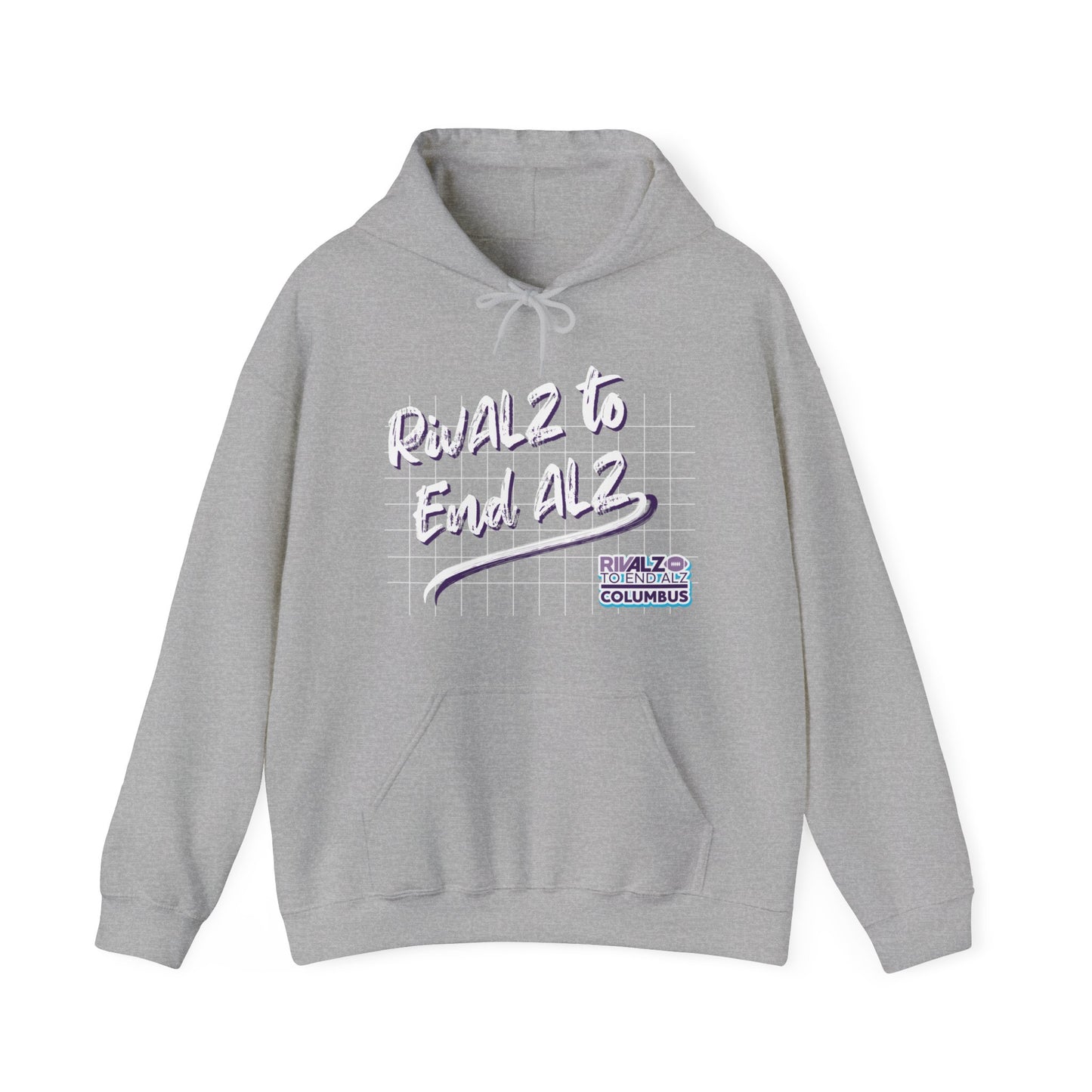 RivALZ Retro Grid Hooded Sweatshirt