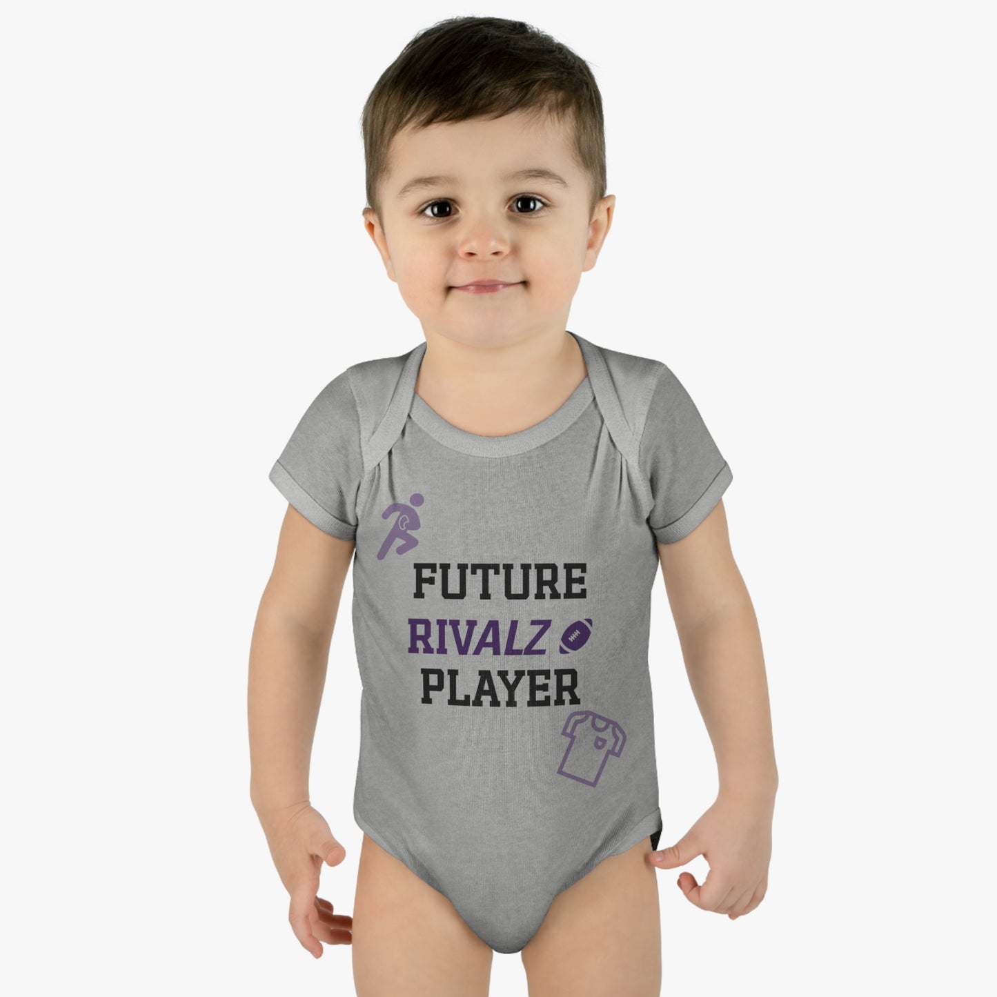 RivALZ Infant Baby Rib Bodysuit