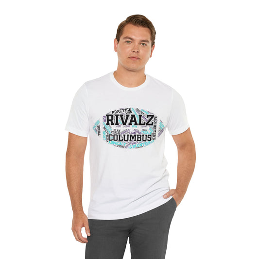 RivALZ to End ALZ Columbus Word Football Shirt