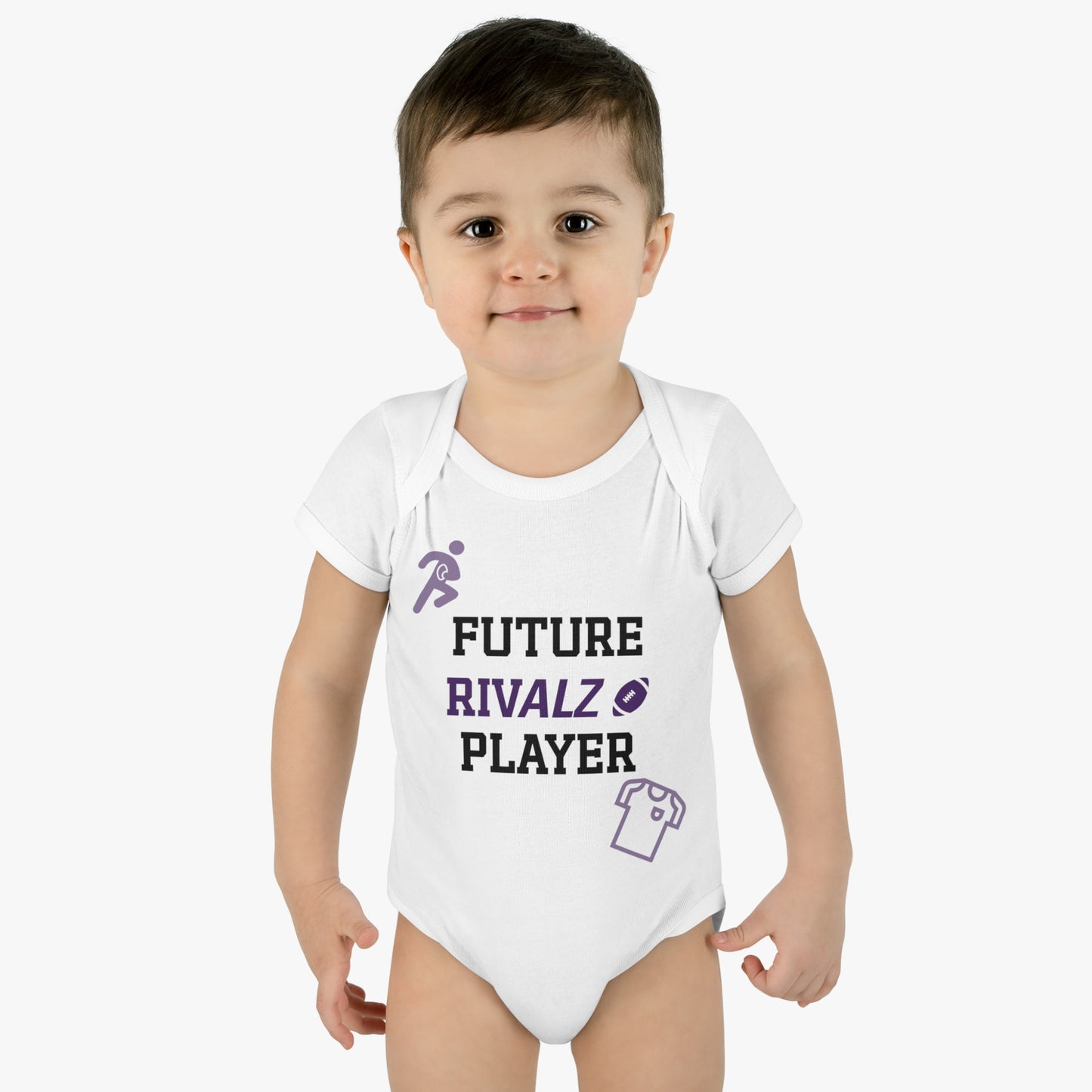 RivALZ Infant Baby Rib Bodysuit