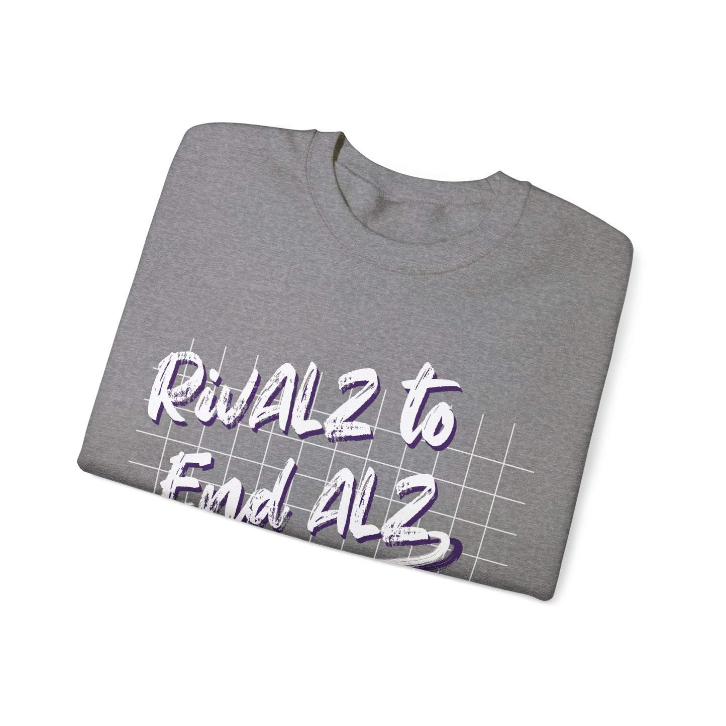 RivALZ Retro Grid Crewneck Sweatshirt