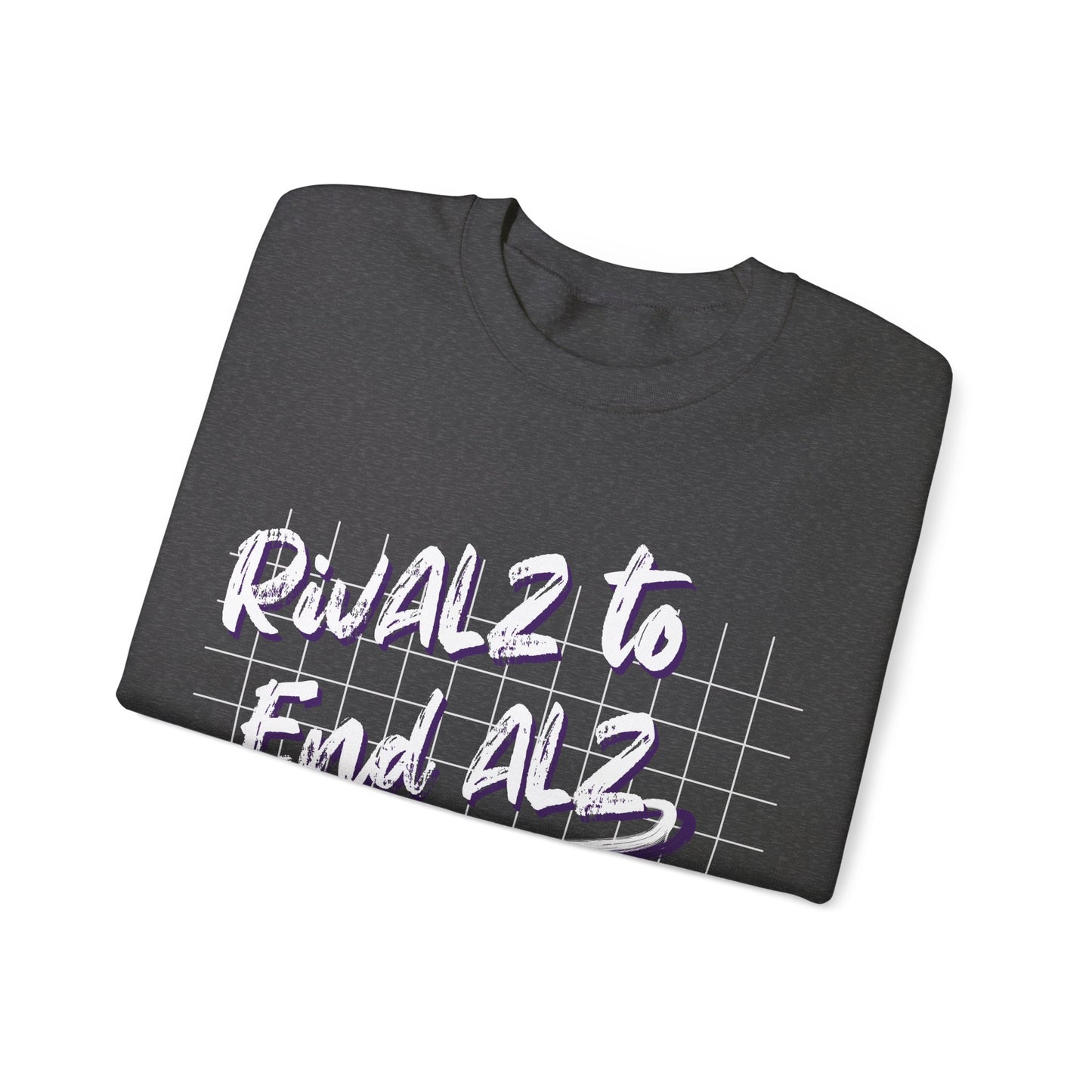 RivALZ Retro Grid Crewneck Sweatshirt