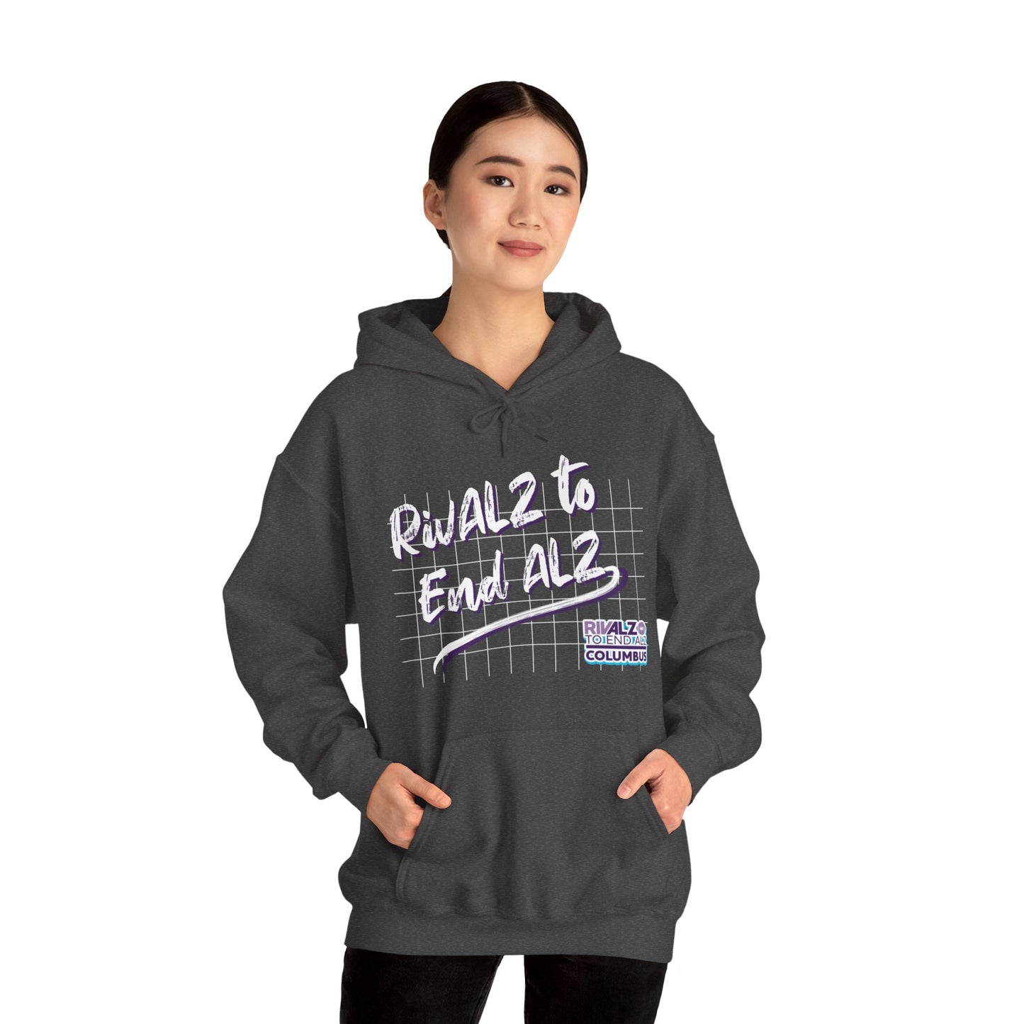 RivALZ Retro Grid Hooded Sweatshirt