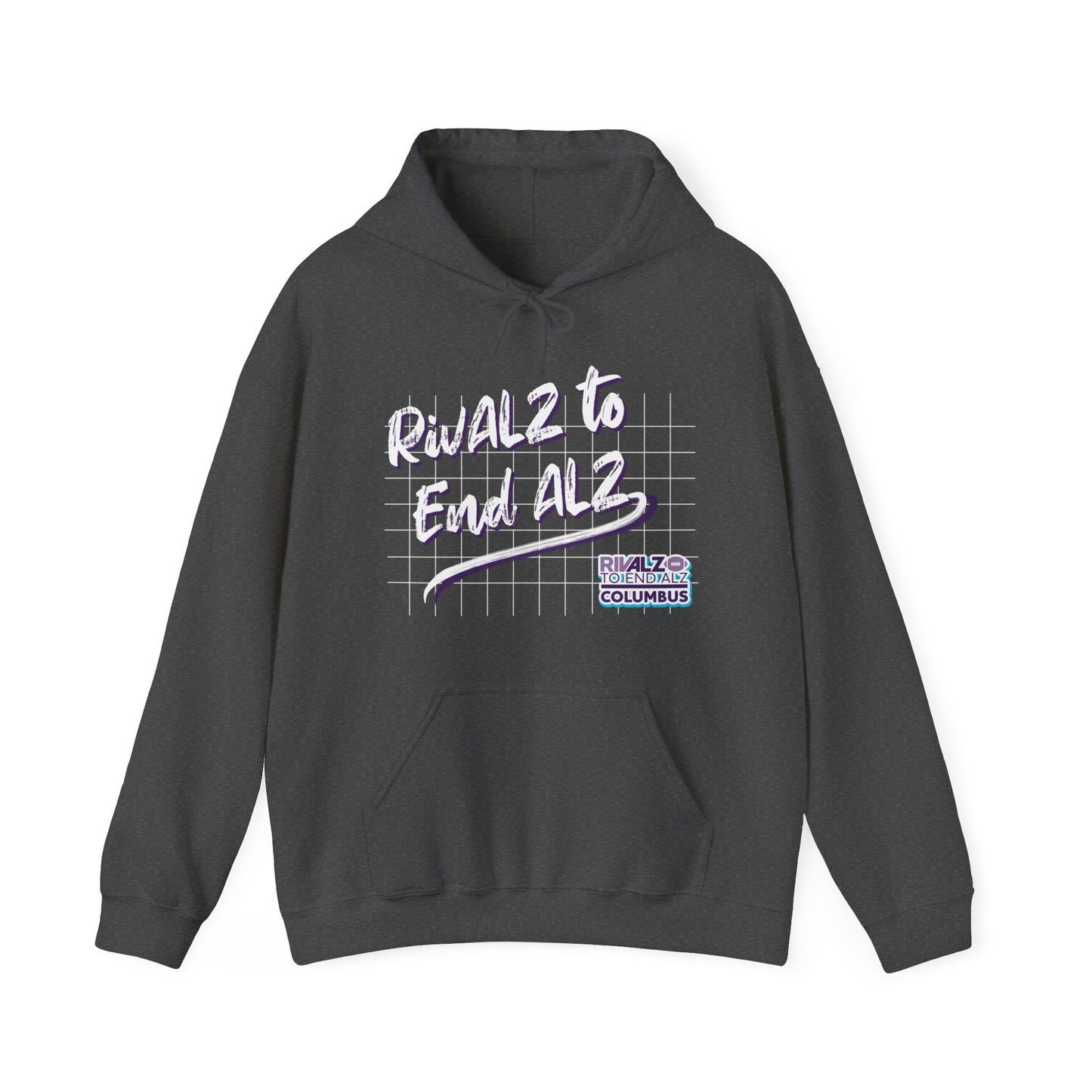 RivALZ Retro Grid Hooded Sweatshirt