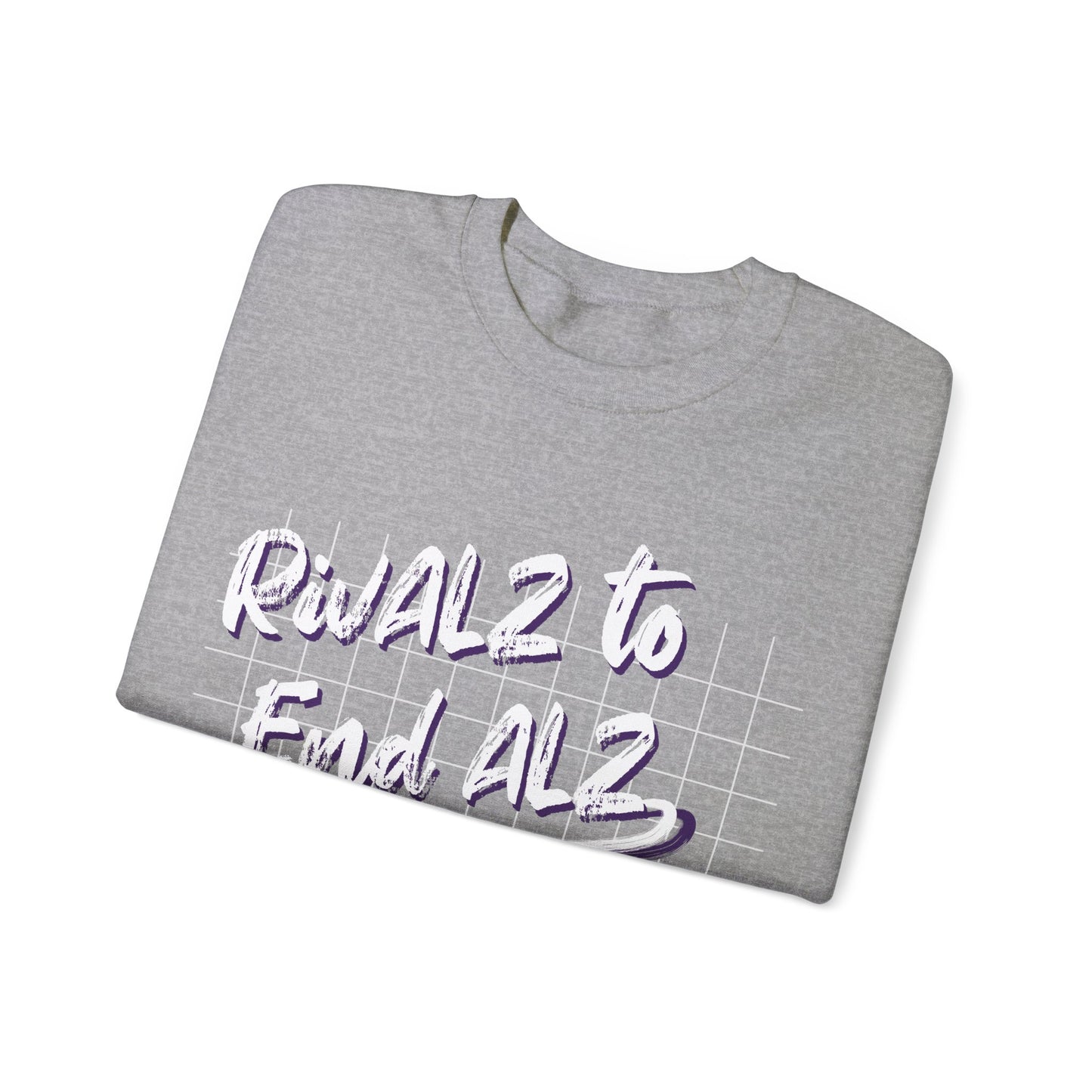 RivALZ Retro Grid Crewneck Sweatshirt