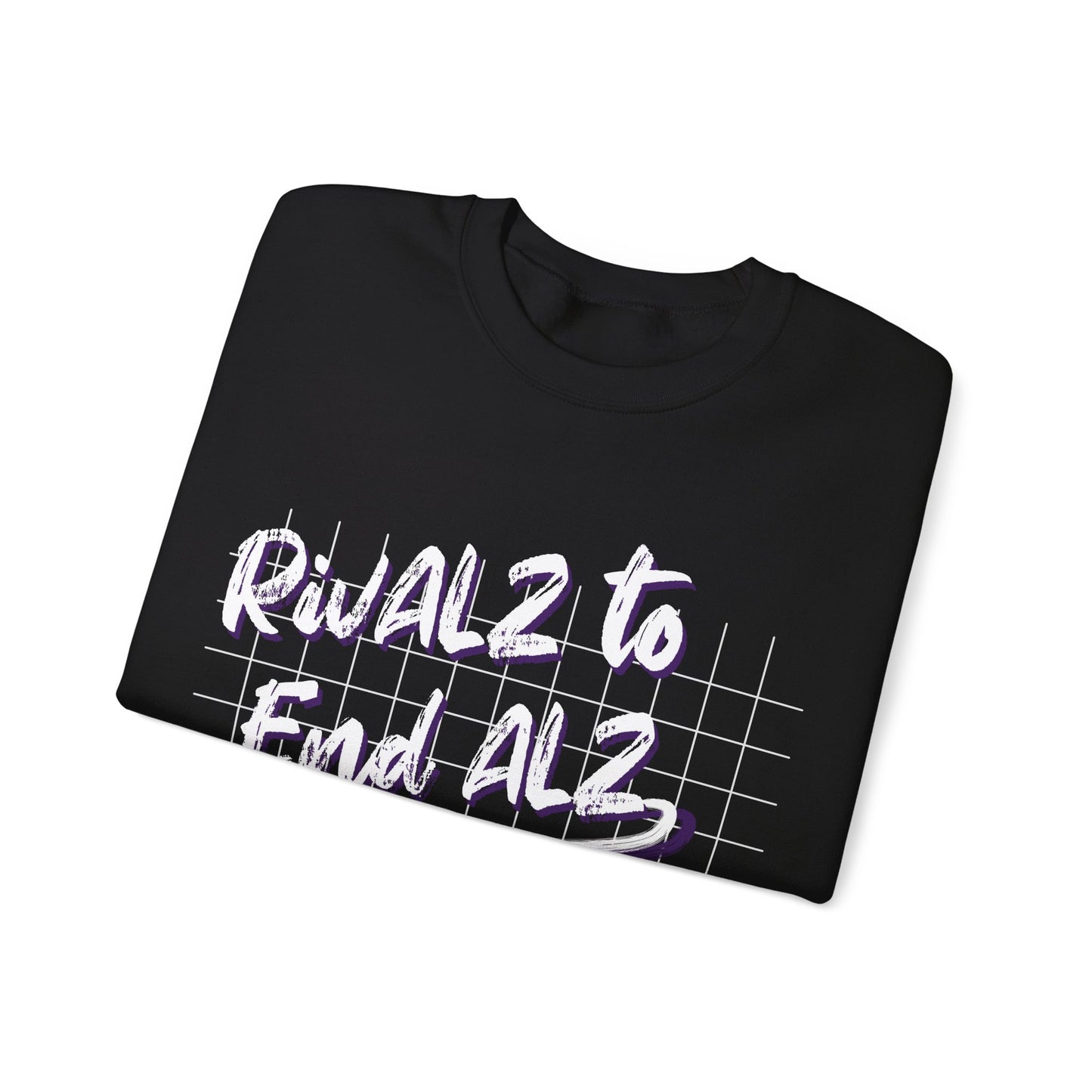 RivALZ Retro Grid Crewneck Sweatshirt