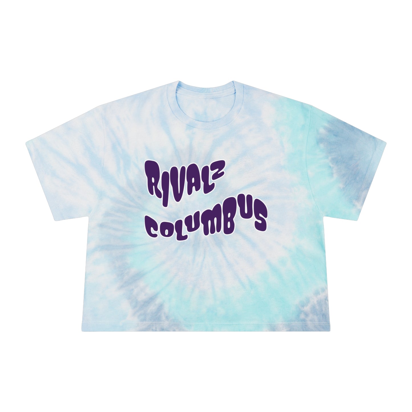 RivALZ Women's Tie-Dye Crop Tee