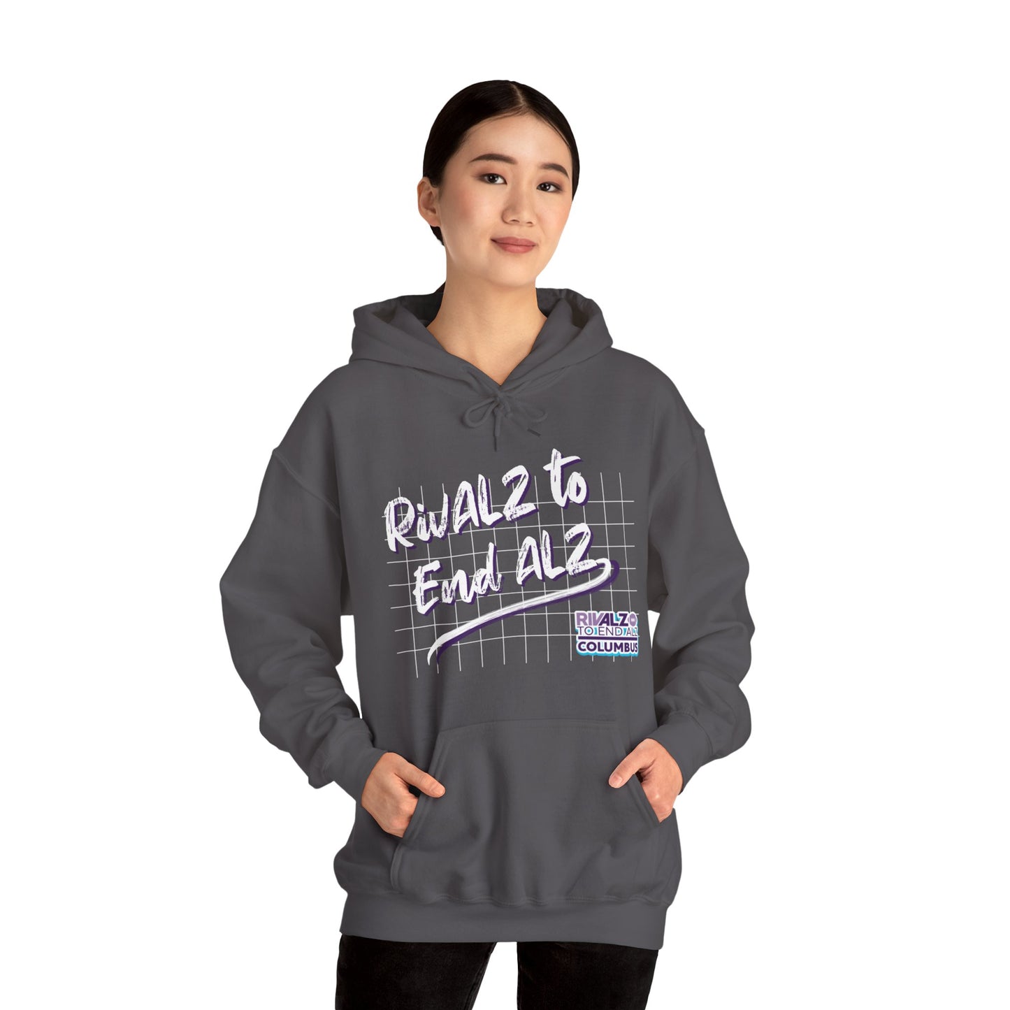 RivALZ Retro Grid Hooded Sweatshirt