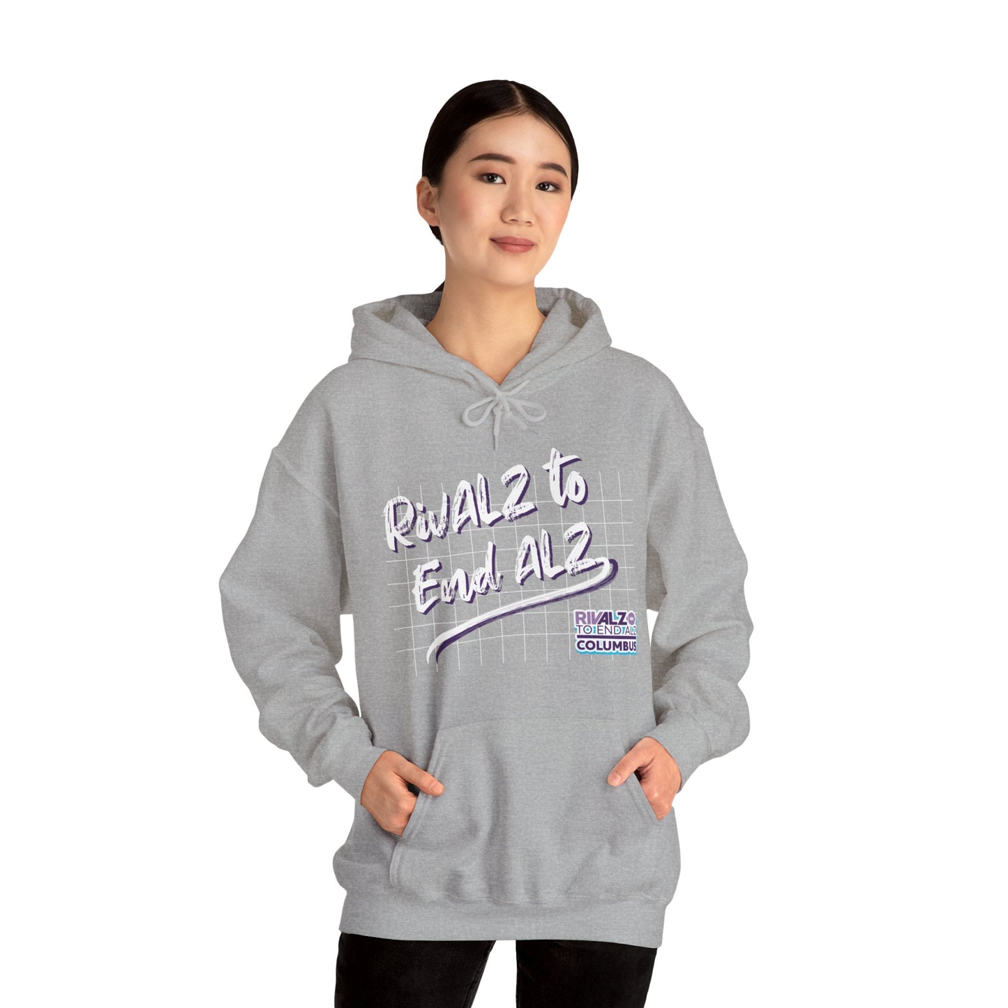 RivALZ Retro Grid Hooded Sweatshirt