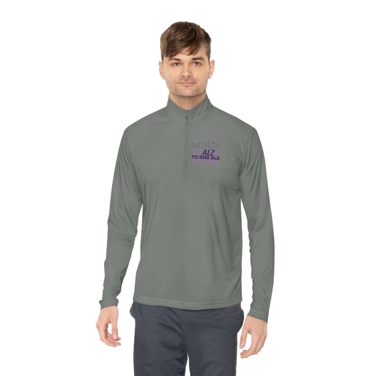 RivALZ Columbus Skyline Quarter-Zip Pullover