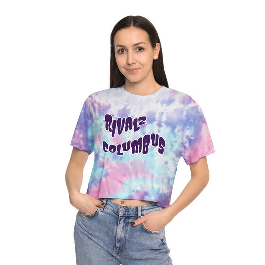 RivALZ Women's Tie-Dye Crop Tee