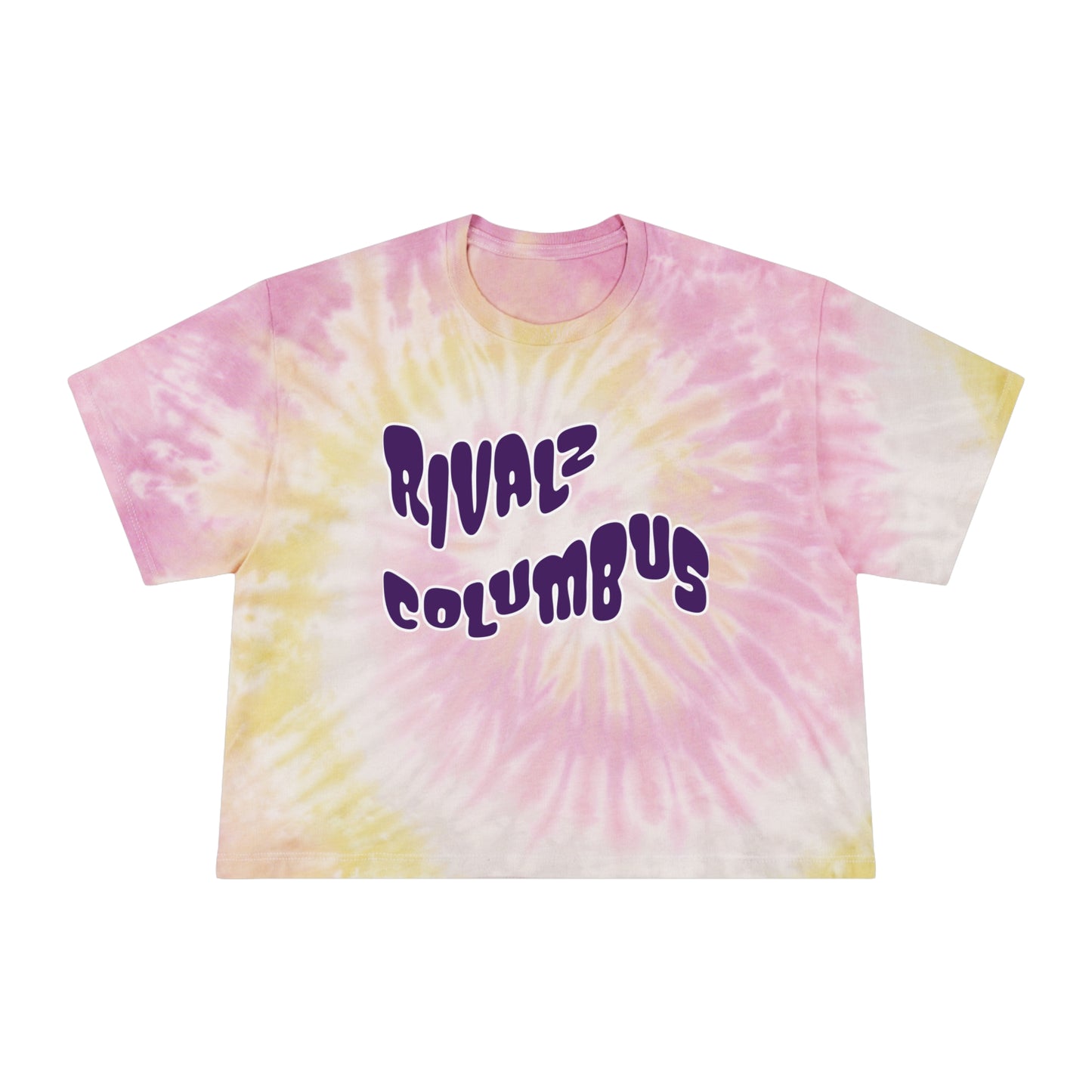 RivALZ Women's Tie-Dye Crop Tee